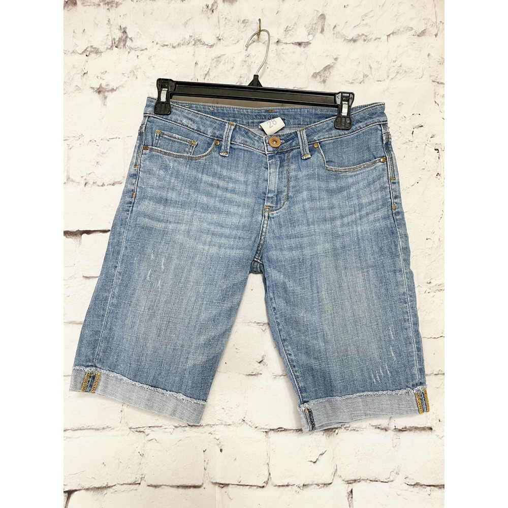 Banana Republic Bermuda Distressed Jean Shorts 28